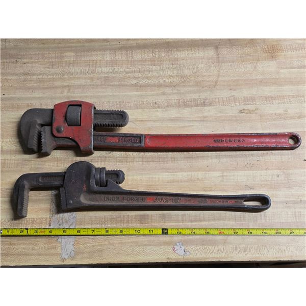 2 monkey wrenches-18" by 20"