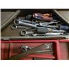 Image 2 : Tool box with wrenches and screw drivers