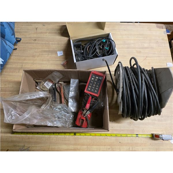 Lot of misc hardware, screws, wire
