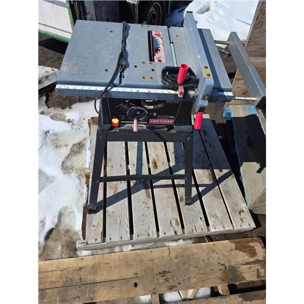 Craftsman table saw- untested