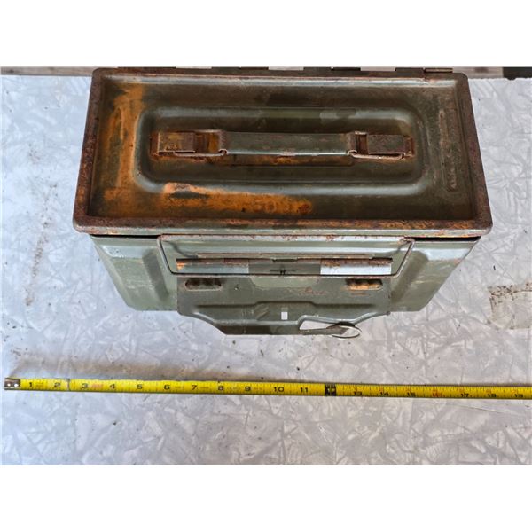Ammo box with spark plugs