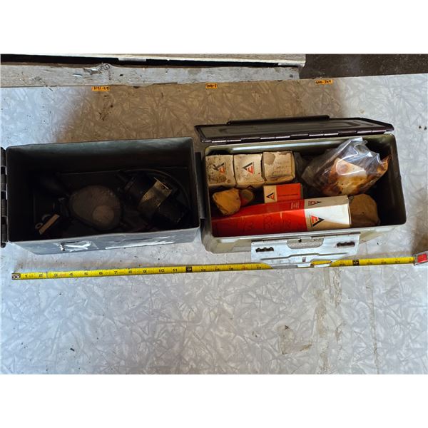 2 ammo boxes