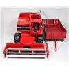 Image 4 : VTG MASSEY FERGUSON DIECAST COMBINE & TRAILER 1/16