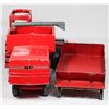 Image 5 : VTG MASSEY FERGUSON DIECAST COMBINE & TRAILER 1/16