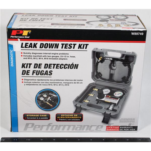 *UNCLAIMED LEAK DOWN TEST KIT