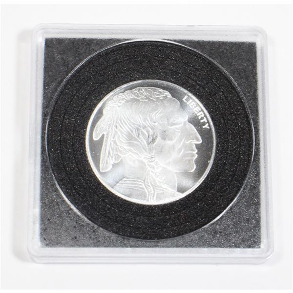 1/4-OZ INCUSE INDIAN SILVER ROUND