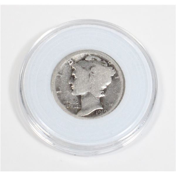 1912 USA MERCURY DIME 90% SILVER