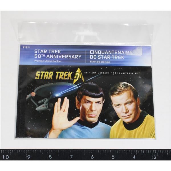 STAR TREK 50TH ANNIVERSARY PRESTIGE STAMP BOOKLET