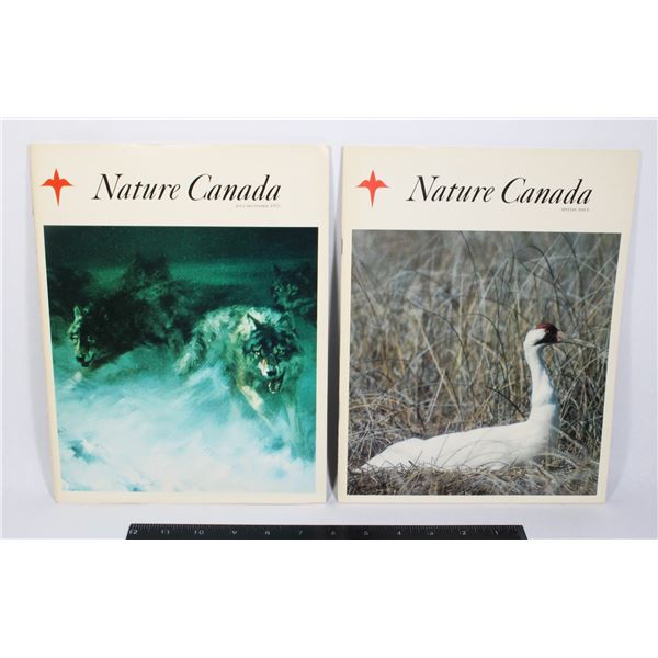 PAIR OF VINTAGE NATURE CANADA MAGAZINES 1975/1976