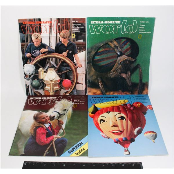 VINTAGE NATIONAL GEOGRAPHIC MAGAZINES BUNDLE
