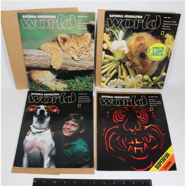 VINTAGE NATIONAL GEOGRAPHIC MAGAZINES BUNDLE