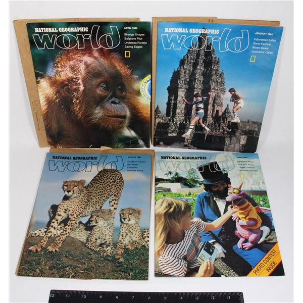 VINTAGE NATIONAL GEOGRAPHIC MAGAZINES BUNDLE