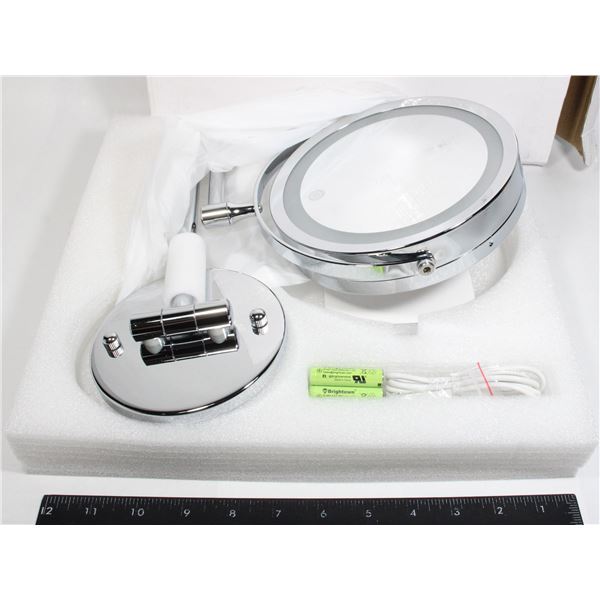 WALL MOUNTED MAKEUP MIRROR