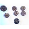 Image 1 : 7 METAL BUTTONS. ONE ZODIAC, 6 MILITARY?