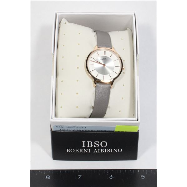 IBSO WOMENS FASHION WATCH, BATTERY NEEDED