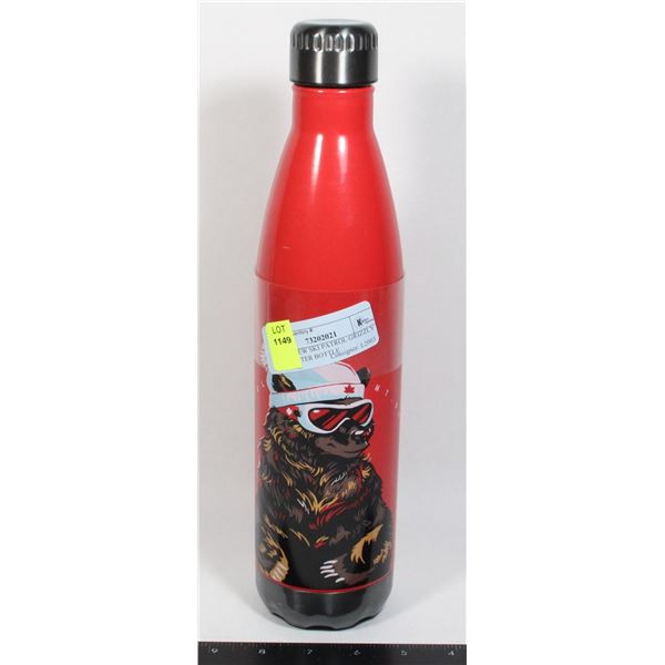 BRAND NEW SKI PATROL GRIZZLY BEAR WATER BOTTLE