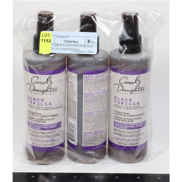 NEW CAROL'S DAUGHTER BLACK VANILLA CONDITIONER