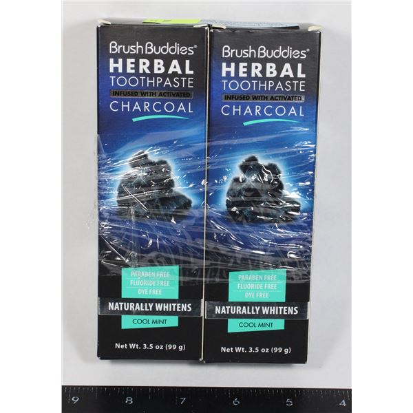 PAIR OF BRUSH BUDDIES HERBAL TOOTHPASTE (2 X 99G)