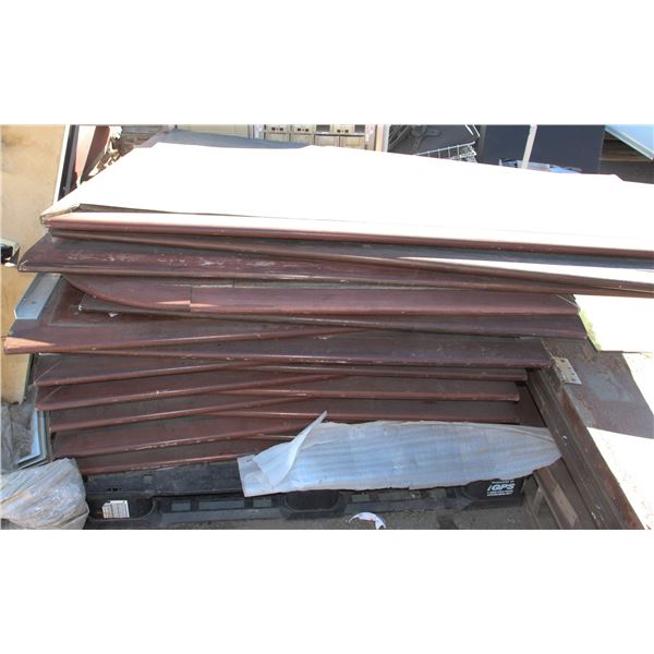 PALLET OF TABLE TOPS, CONDITION VARIES FROM POOR