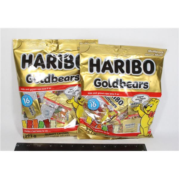 PAIR OF HARIBO GOLDBEARS (2 X 221G)