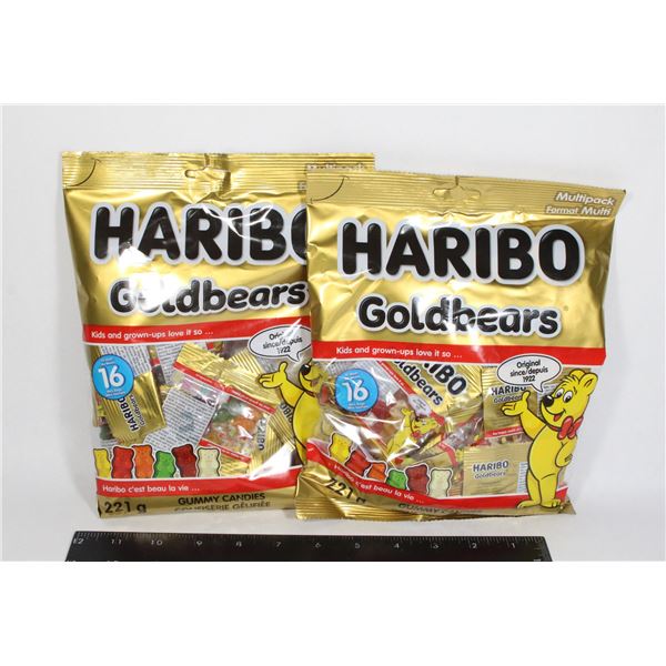 PAIR OF HARIBO GOLDBEARS (2 X 221G)