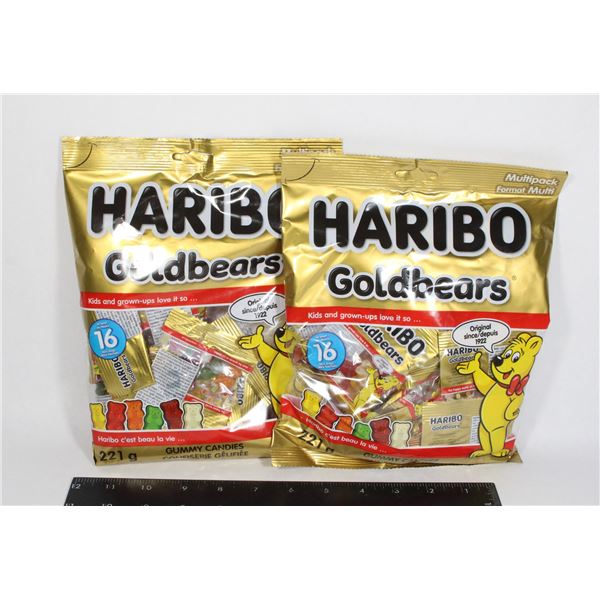 PAIR OF HARIBO GOLDBEARS (2 X 221G)
