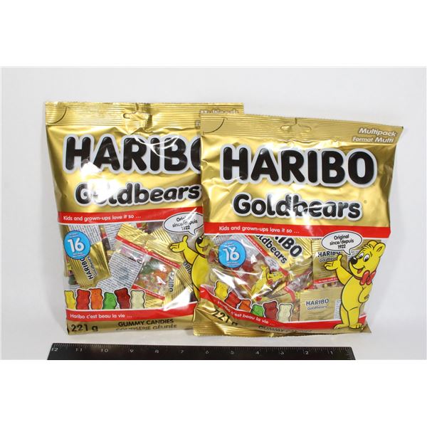 PAIR OF HARIBO GOLDBEARS (2 X 221G)
