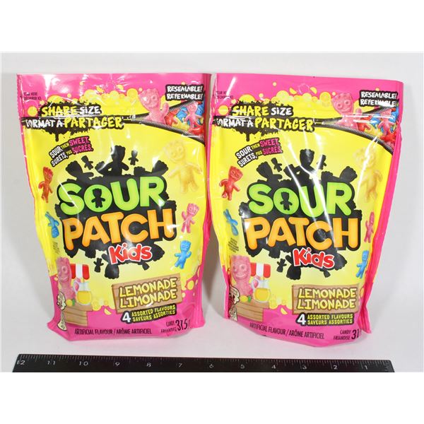 PAIR OF SOUR PATCH KIDS LEMONADE (2 X 315G)