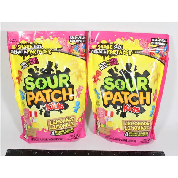 PAIR OF SOUR PATCH KIDS LEMONADE (2 X 315G)