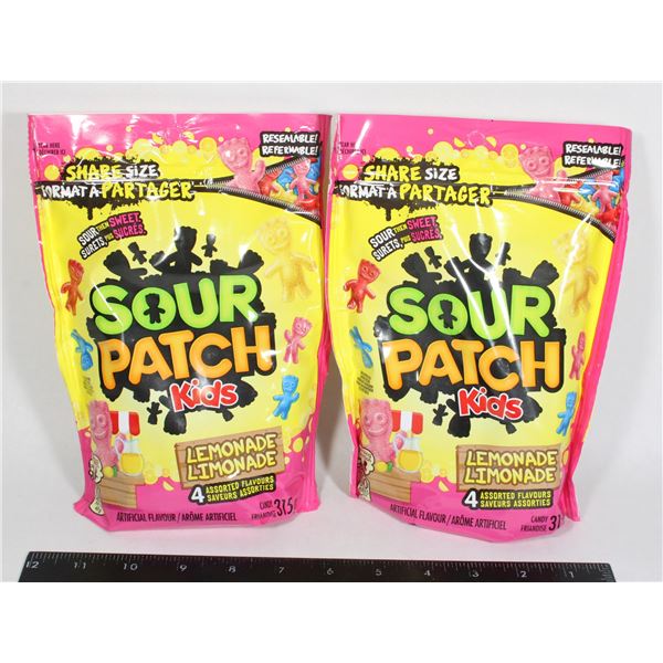 PAIR OF SOUR PATCH KIDS LEMONADE (2 X 315G)