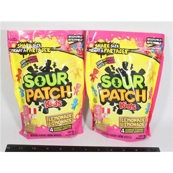 PAIR OF SOUR PATCH KIDS LEMONADE (2 X 315G)