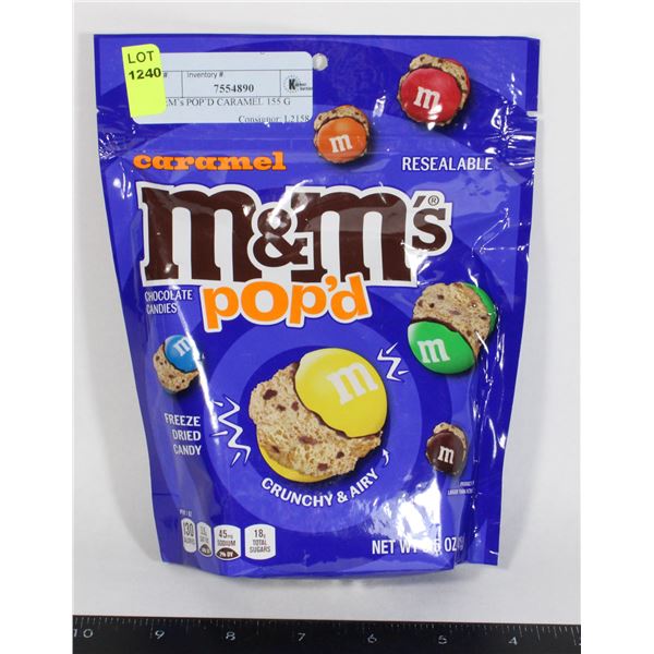 M&M’s POP’D CARAMEL 155 G