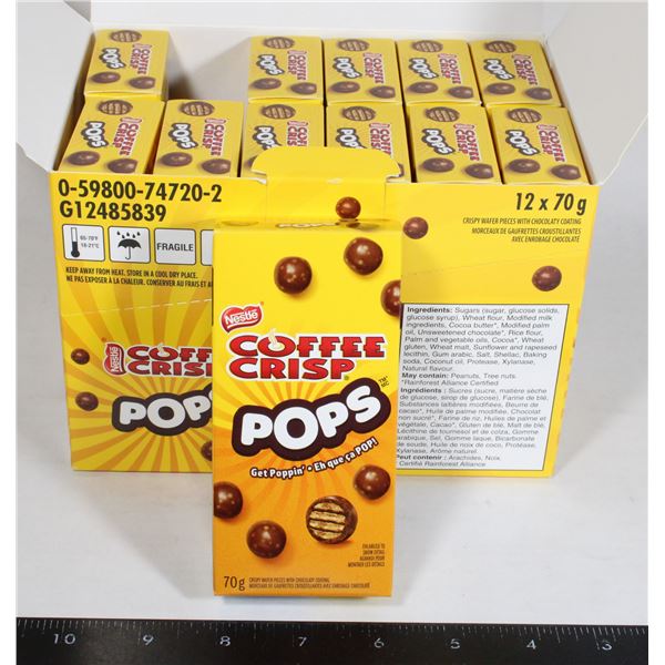 CASE OF COFFEE CRISP POPS 12 X 70G