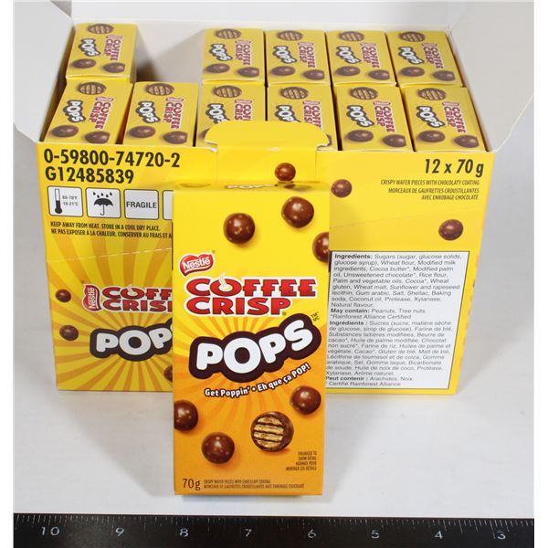 CASE OF COFFEE CRISP POPS 12 X 70G
