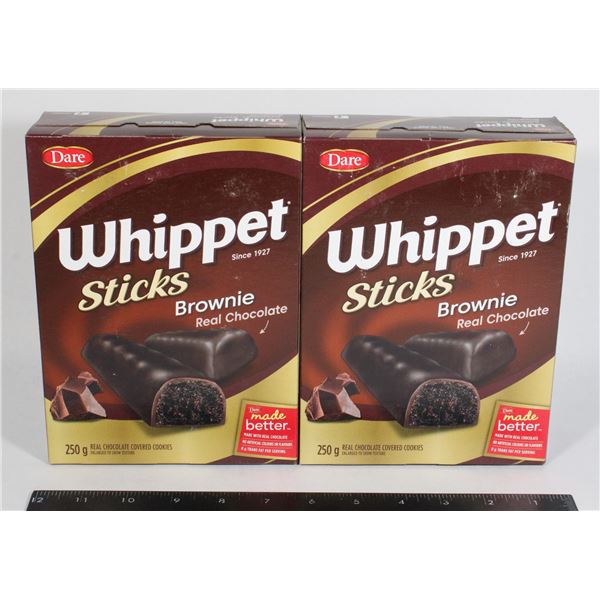 WHIPPET STICKS BROWNIE COOKIES (2 X 250G)