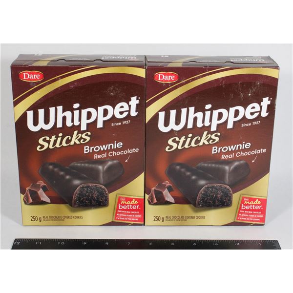 WHIPPET STICKS BROWNIE COOKIES (2 X 250G)