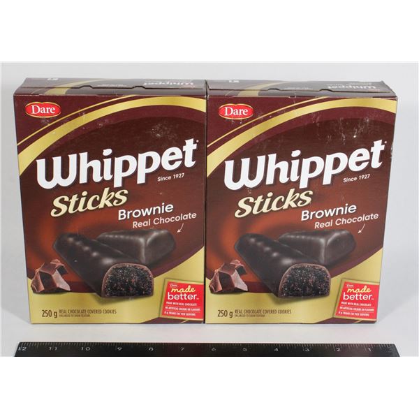 WHIPPET STICKS BROWNIE COOKIES (2 X 250G)
