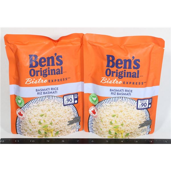 TWO BEN'S ORIGINAL RICE. BASMATI RICE FLAVOUR