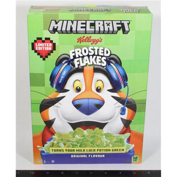 MINECRAFT LIMITED EDITION KELLOGG'S FROSTED FLAKES