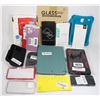Image 1 : BUNDLE OF PHONE/TABLET CASES & SCREEN PROTECTORS