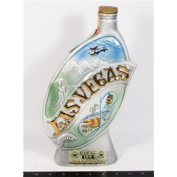 VINTAGE JIM BEAM LAS VEGAS DECANTER