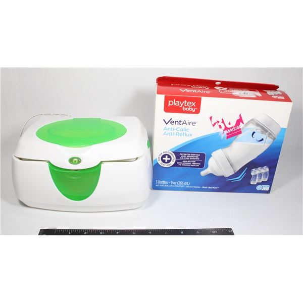 BABY WIPE WARMER SOLD WITH NEW SIZE 7-8