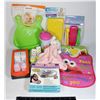 Image 1 : FLAT OF NEW BABY ITEMS INCLUDING SOFT
