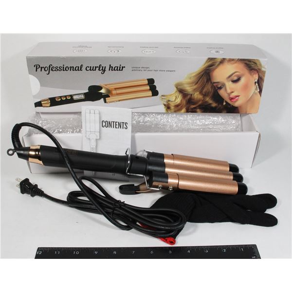 3 BARREL CURLING WAND