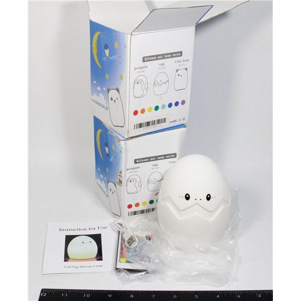 LOT OF 2 SILICONE PET LAMPS