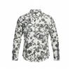 Image 1 : #86 NEW BLACK AND WHITE FLORAL BUTTON UP TAILORED