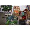 Image 2 : LARGE LOT OF HOME DECOR, FAUX PLANTS AND MORE