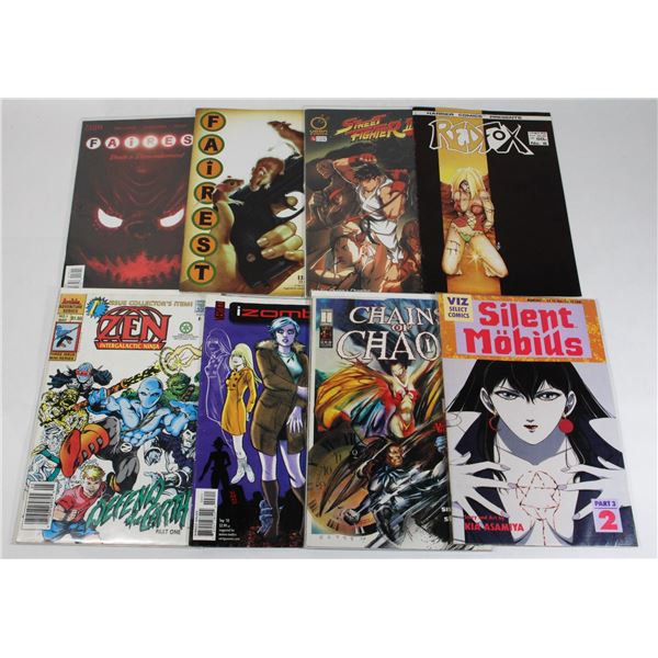 10 ASSORTED COMICS, STREET FIGHTER