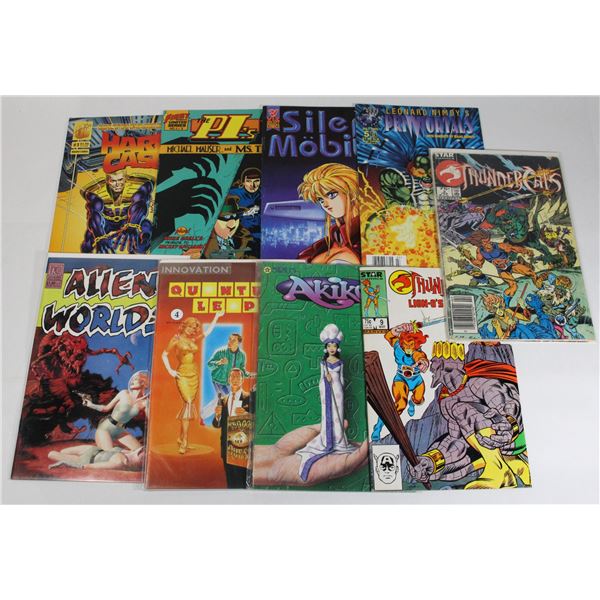 10 ASSORTED COMICS, THUNDERCATS