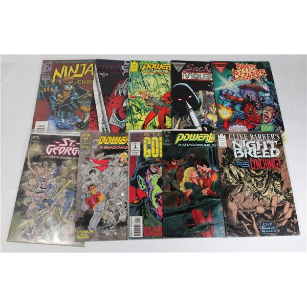 10 ASSORTED COMICS, NINJA SCHOOL